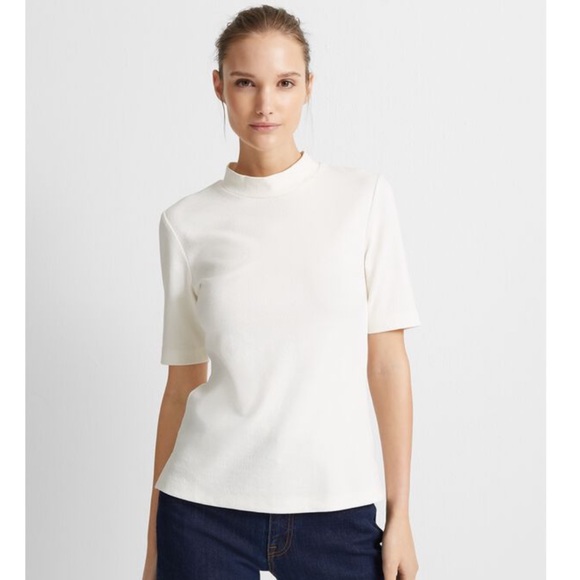 Club Monaco Mock Neck Tee - Picture 3 of 11